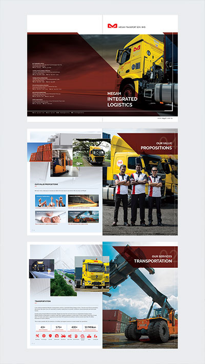 Company profile design for Megah