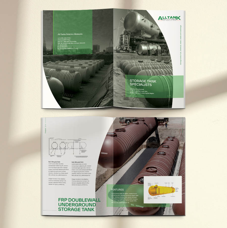 Alltank company profile design